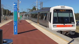 Transperth Train l ASeries l Burswood Station [upl. by Drofub657]