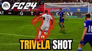 How to Trivela Shot in FC 24  Score Trivela in EA Sports FC 24 fc24 [upl. by Annahpos]