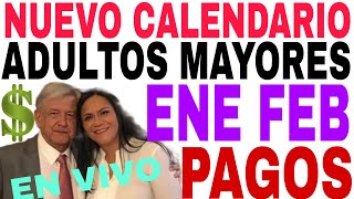 💯NUEVO CALENDARIO PAGOS🙏 2024 ADULTOS MAYORES DIC ENE FEB PENSIÓN BIENESTAR💥 [upl. by Maurita99]