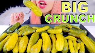 ASMR PICKLES big intense crunch BINAURAL Eating Sounds [upl. by Yankee]