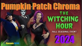 DCUO The Witching Hour 2024  Pumpkin Patch Chroma Material  DC Universe Online [upl. by Cyb]