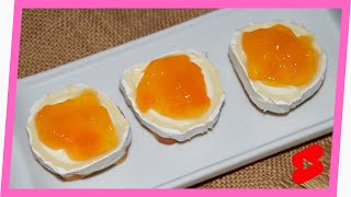 CANAPÉ FRÍO de Queso de Cabra con Mermelada ⭐ APERITIVO FÁCIL [upl. by Xylina259]