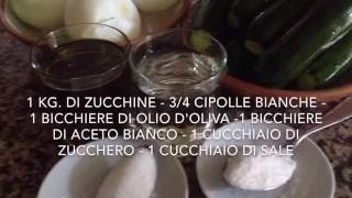 Ricetta zucchine in agrodolce con cipolle [upl. by Karyn]