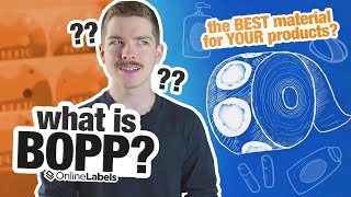 WHAT is BOPP Explaining the 1 Strongest Label Material smallbusiness labels [upl. by Amirak565]