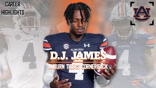 DJ James  𝟜  Auburn Tigers Cornerback [upl. by Nace]