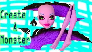 Create A Monster High Harpy Girl Doll Add On Starter Pack CAM Playset Set Cookieswirlc [upl. by Eduam]