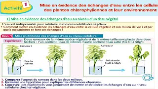 Mécanismes dabsorption de leau et des sels minéraux chez les plantes vertes شرح بالداريجة 1BAC [upl. by Silver]