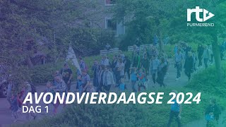 Dag 1 Avondvierdaagse Purmerend 2024 [upl. by Namzaj]