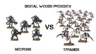 Tyranids vs Necron 1000 Point Battle Report Episode 13 [upl. by Ecnerwal979]