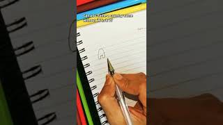 Interesting Lettering Designs  How to write letter A  Hand Lettering shorts lettering [upl. by Halivah]