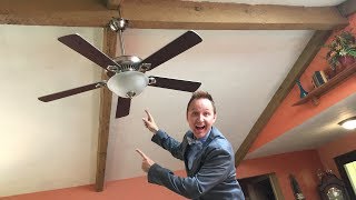 How to Install a Ceiling Fan [upl. by Knighton]