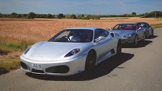 3 Old Supercars Drive To Le Mans Classic [upl. by Niamreg]