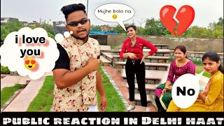 Dhoti kurta public prank reaction in Delhi haat Eshu S Prank [upl. by Jewelle]