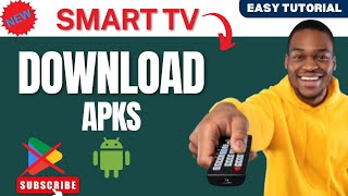 How to Install APKs on Smart TV 2024  How to Download APKs on Smart TV  No Play Store Needed [upl. by Rodman688]