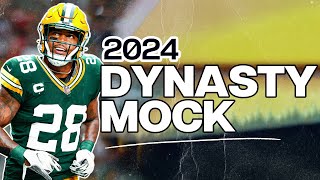 2024 Dynasty Football StartUp Mock Draft Free Agency Changes [upl. by Blake]