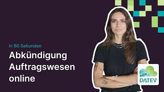 😱 Programmabkündigung im Auftragswesen I 60 Sekunden DATEV [upl. by Attenauq]