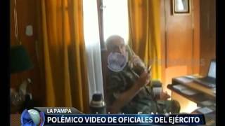 Polémico video realizado por oficiales del Ejército Argentino  Telefe Noticias [upl. by Rosanna]