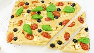 Selbstgemachtes Italienisches Focaccia Brot  Fladenbrot  Brot [upl. by Ahseet]