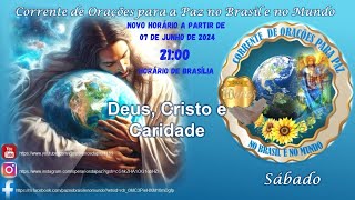 SÁBADO 19 de Outubro de 2024 Às 21 00  Corrente de Orações para a Paz no Brasil e no Mundo [upl. by Hoppe]