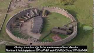 Eketorp the iron age fort 3 building phases 3001240AD [upl. by Nayhr508]