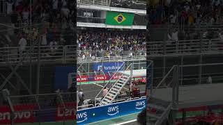 FANS POV OF F1 SPRINT START BRAZIL [upl. by Haakon]