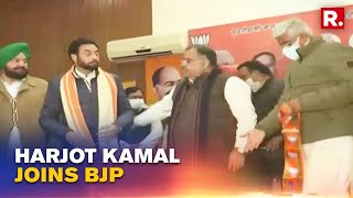 Humiliated Moga MLA Harjot Kamal Joins BJP As Congress Fields Sonu Soods Sister Malvika [upl. by Eceined741]