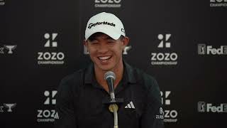 Collin Morikawa Wednesday Press Conference 2024 ZOZO Championship © PGA Tour [upl. by Dorraj]