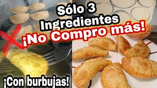 Como hacer MASA PARA PASTELITOS O EMPANADILLAS Perfecta rápida y auténtica Mini TAPAS para fiestas [upl. by Blunt]