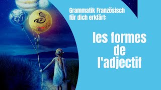 les formes de ladjectif  Bildung Adjektive im Französisch  Französisch Grammatik [upl. by Stephanie]