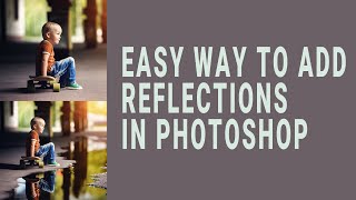 Generative AI How to easily add realistic reflections in Photoshop with NEW AI Generative Fill [upl. by Ilrebmyk]