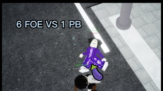 6 FOE Gang VS 1 PB Gang Streetz War 2⭐ [upl. by Oderfodog]