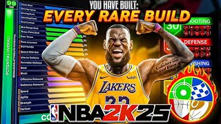 ALL RARE BUILDS ON NBA 2K25  HIBACHI  INSTRUMENT OF BUCKETS  THREE POINT TITAN  ALL BUILDS [upl. by Jordans757]