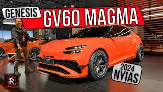 The Genesis GV60 Magma Concept Brings More Speed amp Handling To An Already Quick EV [upl. by Jamieson]