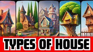 Types of Houses for Kids  Educational Video About Homes Around the World [upl. by Henderson316]