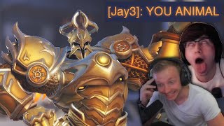 STREAMERS REACT TO THE RANK ONE REINHARDT [upl. by Amik]