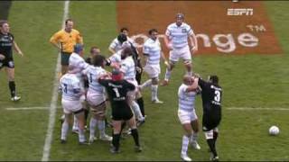 Racing Metro v Brive  March 2010 [upl. by Esidnak12]