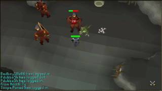 Runescape  Getting to Fire Giants in Chaos Tunnels  surprise drop [upl. by Oilasor619]