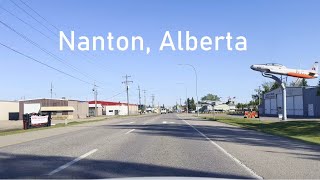 🇨🇦 Driving in CANADA  NANTON Alberta 4K drive [upl. by Alys]