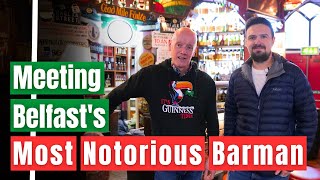 Meeting Belfasts Most Notorious Barman Bittles Bar Belfast [upl. by Wilkens]