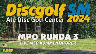 SM i Discgolf 2024 LIVE MPO R3 [upl. by Augustina]