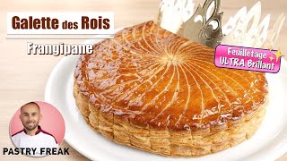 La GALETTE DES ROIS FRANGIPANE  Pâte Feuilletée [upl. by Manlove]