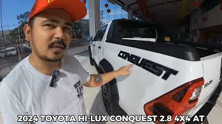 2024 TOYOTA HILUX CONQUEST 28 4X4 AT  WALKAROUND [upl. by Ellennahs352]