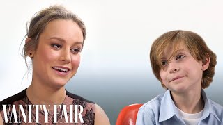 How Room’s Brie Larson and Jacob Tremblay Bonded over Star Wars  Vanity Fair [upl. by Akinwahs]