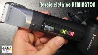 RASOIO ELETTRICO lama in ceramica REMINGTON taglia capelli [upl. by Clywd]