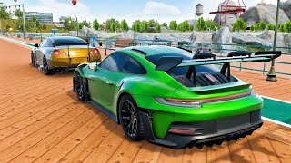 Porsche 911 GT3 RS amp Nissan GTR R35  Car Parking Multiplayer 2  Android Gameplay [upl. by Ailatan]