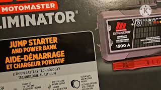 Motomaster Eliminator Power Pack Jump Starter Review [upl. by Ynavoj769]