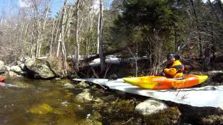 Deerfield River Searsburg section on a snowmelt run [upl. by Retha983]