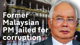 Malaysia’s exPM jailed for 12 years after corruption trial exposes massive fraud network [upl. by Nnylrats]