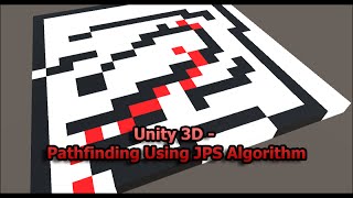 Unity3D  Pathfinding using JPS algorithm [upl. by Londoner]