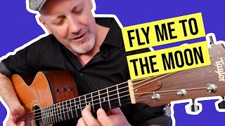 quotFly Me To The Moonquot  Fingerstyle Guitar  Adam Rafferty [upl. by Rufe]